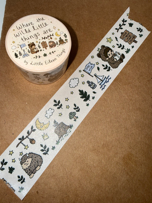 Where the Wild Little Things Are Washi