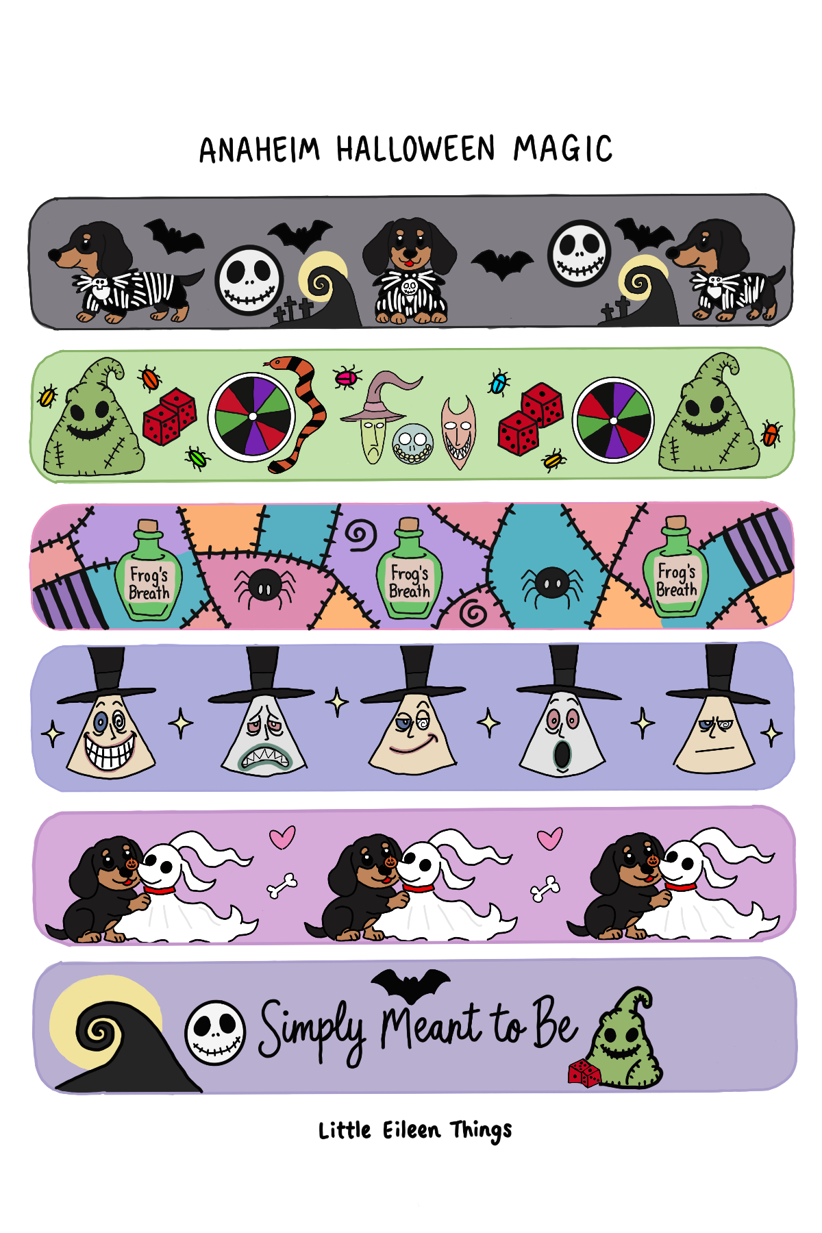Anaheim Halloween Magic Washi Sticker Sheet