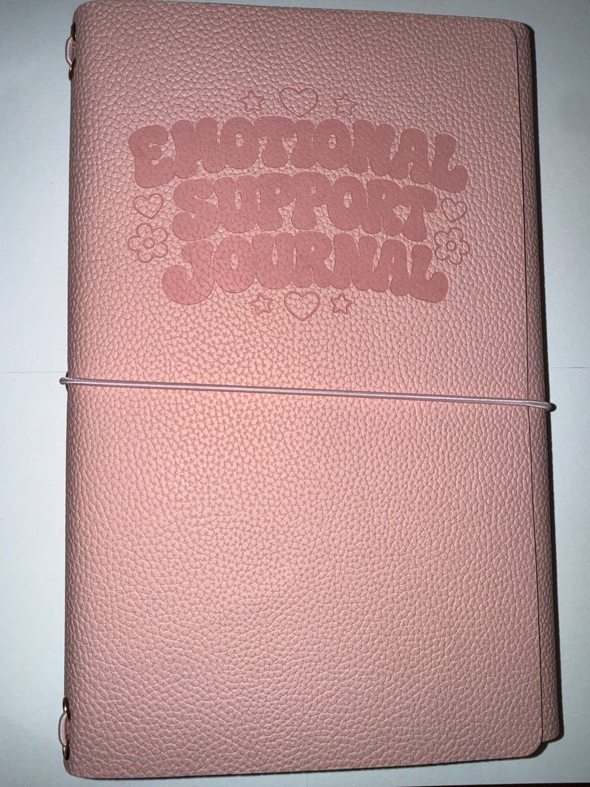 Emotional Support Embossed Journal Cover