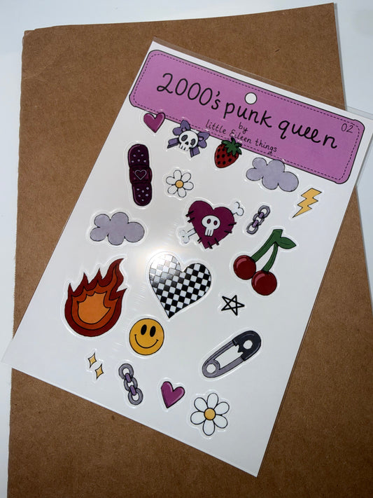 Punk Queen Sticker Sheet