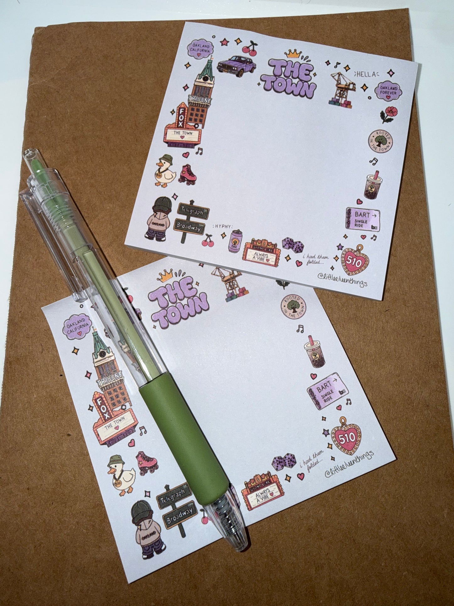 The Town Sticky Notes
