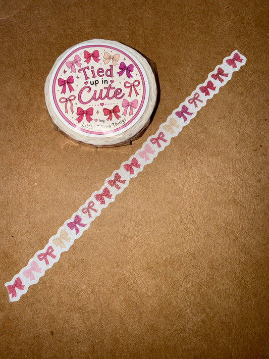 Tiny Bows Glitter Washi